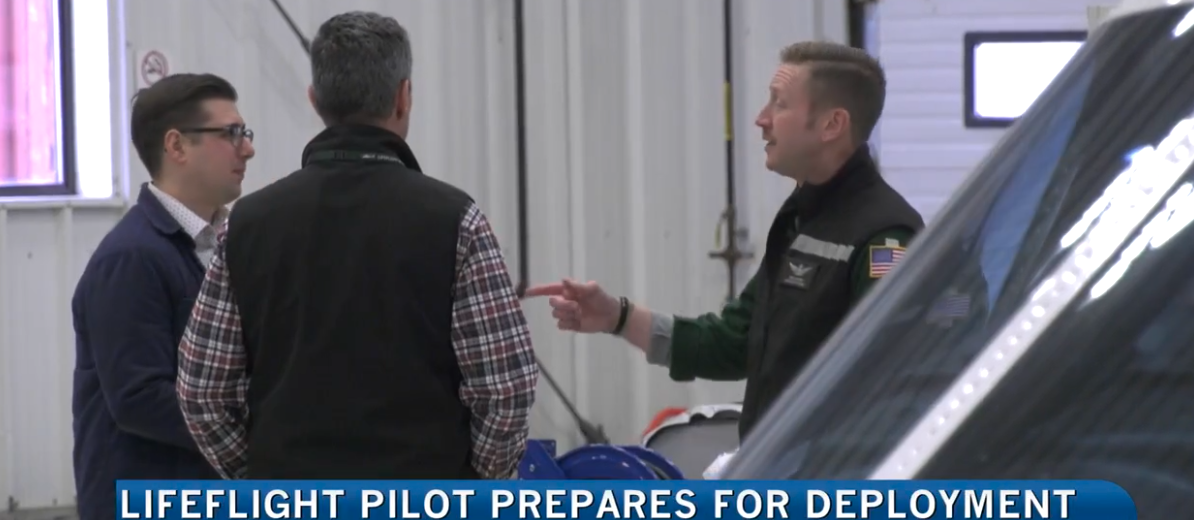 LifeFlight pilot Abel Gleason prepares for Maine Army National Guard deployment