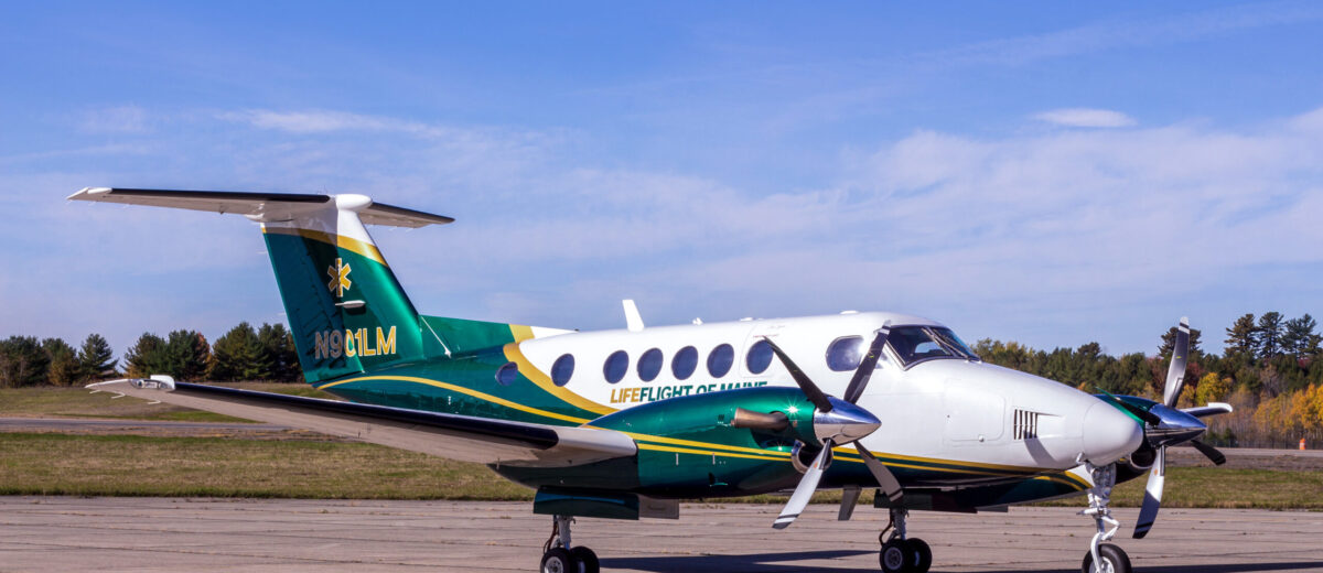 "Lima Mike," LifeFlight's airplane