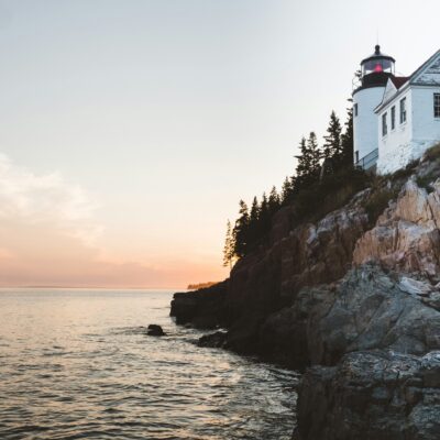 Bass Harbor Head Light Station; photo by Mark Tegethoff on Unsplash.