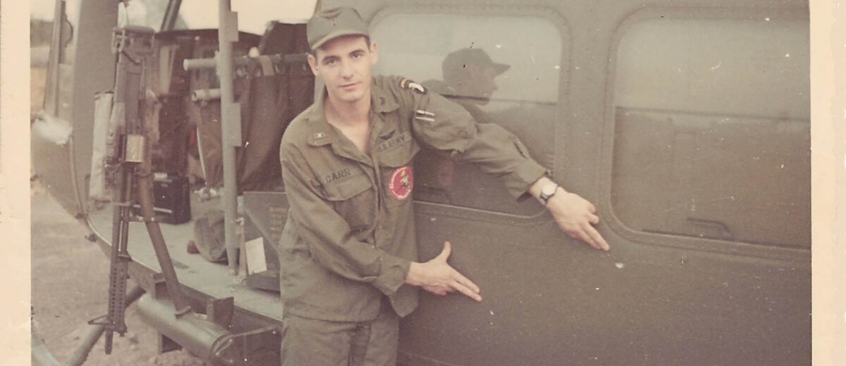 Bob Carr in Vietnam in 1970.